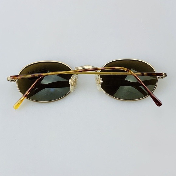 Vogue Sunglasses mod. Florence VO3095 Gold Oval Glass Lenses Tortoise Italy NOS main image 12